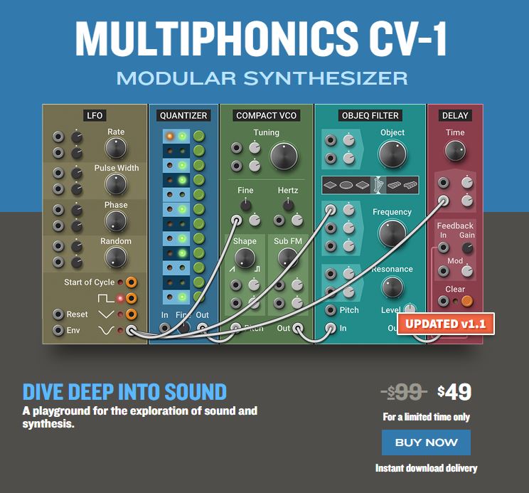 AAS Applied Acoustics Systems Multiphonics CV-1