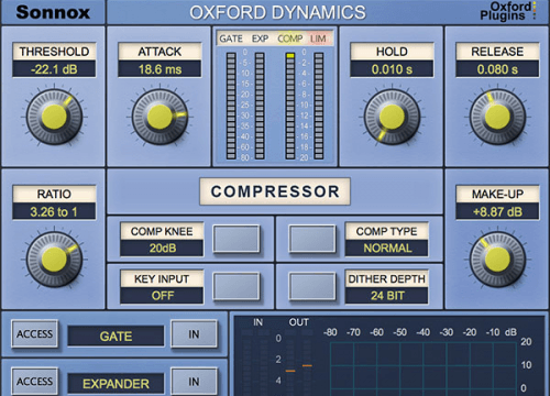 Sonnox Oxford Dynamics v3 for Pro Tools HD-HDX + Native G